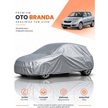 E-BİZ E-Biz Skoda Fabia (2007-2014) Hatchback Uyumlu Araba Brandası Oto Branda Araba Örtüsü Araç Çadırı