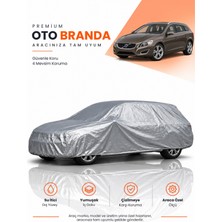 E-BİZ E-Biz Volvo V60 (2010-2018) Statıon Wagon Uyumlu Araba Brandası Oto Branda Araba Örtüsü Araç Çadırı