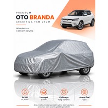 E-BİZ E-Biz Ssangyong Tivoli (2015-2019) Suv Uyumlu Araba Brandası Oto Branda Araba Örtüsü Araç Çadırı