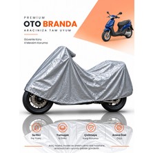 E-BİZ E-Biz Yamaha Neos (1997-2013) Scooter Uyumlu Motosiklet Brandası Motor Brandası Motor Örtüsü Motor Çadırı