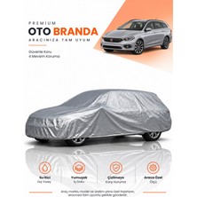 E-BİZ E-Biz Fiat Egea (2016-2022) Statıon Wagon Uyumlu Araba Brandası Oto Branda Araba Örtüsü Araç Çadırı
