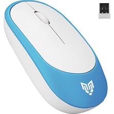 Orevio Mouse, Blueforce W314 2.4 Ghz Wireless 3 Tuşlu Sessiz Ofis Mavi