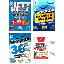 Ünlüler Karması 6.sınıf Din Jett Fasikül- Sempatik Soru Bankası- Kazanım Deneme +Maarif Defteri +Telefon Tutucu