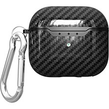 Orevio Airpods 3. Nesil Uyumlu Airbag 05 Silikon Kılıf, Siyah