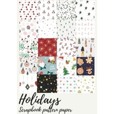 Orevio Paper Holiday Themed Scrapbook