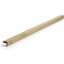 Orevio Lada Metal Uzun Mobilya Çekmece Dolap Kulplar Mutfak Dolabı Kapak Kulbu, 800 Mm, 80 Cm, Antik Sarı Renk