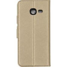 Homestead Samsung Galaxy J4 Plus Trend S Plus Kapaklı Kılıf - Gold