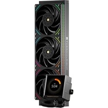 Orevio Peerless Vision 360 Ub Argb Black Sıvı Işlemci Soğutucu, 360 Mm, Intel-Amd Uyumlu