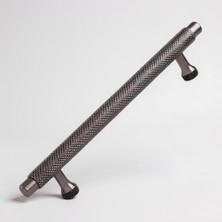Orevio Metal 160 mm Martin Füme Kulp Mobilya Çekmece Mutfak Dolabı Dolap Modern Kapak Kulpları Grip Desen