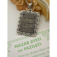 Stoneage Nazar Ayeti Kolye - Gümüş Rengi -