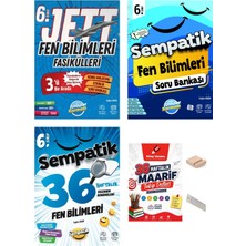 Ünlüler Karması 6.sınıf Fen Jett Fasikül- Sempatik Soru Bankası- Kazanım Deneme +Maarif Defteri +Telefon Tutucu