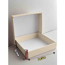 Rass E-Ticaret Karton Kutusu 34*34*5cm 10  Adet Fil Dişi Hediyelik Eşya Kutusu
