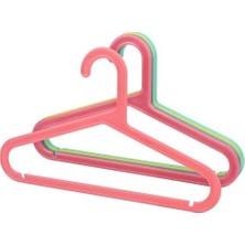 Plastik Çocuk Askısı, Elbise Askısı, Renkli Askı, Slim Askı (Standart, Adet, 8)