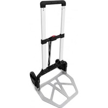 Orevio Iki Tekerlekli Portatif El Arabası, Katlanabilir Yük Taşıma Arabası 100 Kg, Ayarlanabilir Saplı, Elastik Sabitleme Ipli, Ev, Ofis, Depo ve Bahçe