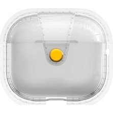 Orevio Apple Airpods 3. Nesil ile Uyumlu Airbag 33 Darbelere Karşı Dayanıklı Magnetik Kılıf Şeffaf
