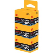 Orevio Ultramax 400 Renkli Negatif Film 135-36 3'lü Paket