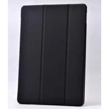 Orevio Galaxy Tab 3 Lite 7.0 T110 ile Uyumlu Smart Cover Standlı 1-1 Kılıf, Siyah 4