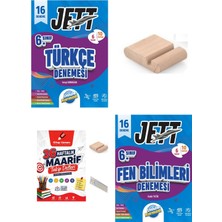 Ünlüler Karması 6.sınıf Fen Bilimleri Türkçe 16 Lı Branş Denemesi+Maarif Defteri+Telefon Tutucu