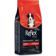 Reflex Plus Kuzu Etli Orta&büyük Irk Yavru Köpek Maması 12KG