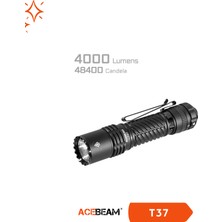 Acebeam T37 4000 Lümen 440 Metre Taktik ve Görev Feneri