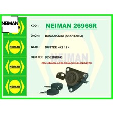 Neiman Bagaj Kılıdı Anahtarlı Duster 4x2 12 > Neıman 905026966R