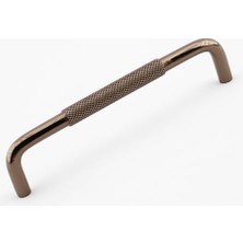 Orevio Tırtıklı Bronz Metal Kulp Mobilya Çekmece Dolap Dolabı Modern Kapak Kulpları, 160 Mm, 16 cm