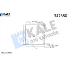 Kalorifer Radyatörü Tranporter T5-T6 03 > Kale Radyatör 7H1819031/ 7H0819031