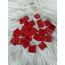 Karsan Mozaik Sanatsal Kristal Mozaik Ks-37 23X23MM Kırmızı (250GR)