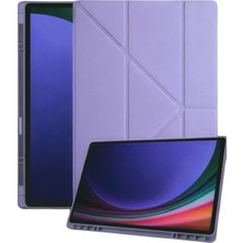 Marsilyan™- Samsung Galaxy Tab A11 Plus Kalemlikli Mars Tablet Kılıfı - Lila
