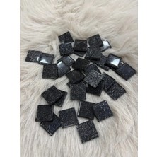 Karsan Mozaik Sanatsal Kristal Mozaik Ks-40 23X23MM Simli Siyah (250GR)