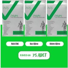 Orevio Asellya Sağlıklı Yaşam Ginseng Ağrı Bandı, 9.5X13.5 Cm, 75'li (3X25)