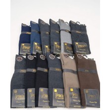 Pro; Premium Style Arhavi Havlu Taban Penye Erkek Çorap; Asorti Veya Tamamı Siyah 12'li Paket; Dikişsiz