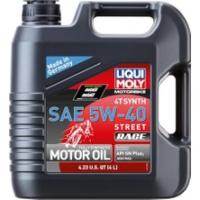 Orevio Motosiklet Yağı 4t Synth 5W-40 Street Race