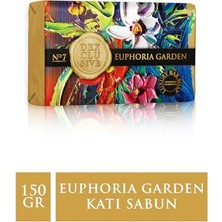 Orevio Euphoria Garden Katı Sabun 150 G - Üçlü Öğütülmüş Bitkisel Nemlendirici Lüks Banyo Sabunu, Gliserinli ve Parfümlü Vücut Temizleyici