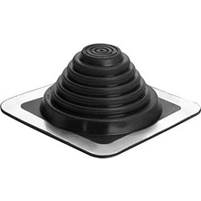 Orevio 14052 Master Flaş, 10,2 Cm, 0,6 cm - 14,6 Cm, 20,3 x 20,3 cm Taban, Profilli Malzemelerle Kullanım Için ve Her Türlü Çatı Yüzeyine Monte Edilebilir