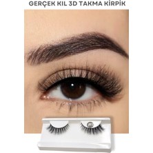 Orevio Tam Boy Ipek Takma Kirpik, 1 Çift, Mink Eyelash JH12