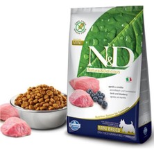 N&d Prime Tahılsız Kuzulu Yaban Mersinli Küçük Irk Yetişkin Köpek Maması 7 kg