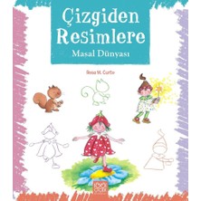 1001 Çiçek Kitaplar Çizgiden Resimlere - Masal Dünyası