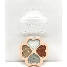 Orevio Glıtter Eyeshadow No:1, SERASHINEGOZFARI106, Rose 4'lü Kalpli Glitter