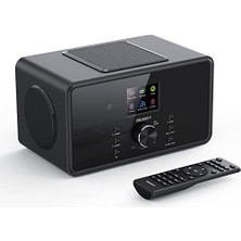 Orevio Çoğunluk Internet Radyosu | Bard 2.1 Stereo Ses; Fm, Bluetooth'lu Dab Radyo, Wlan Akıllı Radyo | Subwoofer, 90 Ön Ayar, Wifi, Spotify Çalar, Çalar Saat 100W (Siyah)