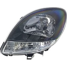 Orevio Sol Manuel Siyah Çerçeveli Far Renault Kangoo 2008-2009 202249