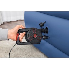 Bestway Yüksek Basınçlı Elektrikli Hava Pompası - Ac Elektrikli Şişirme Pompası - Elektrikli El Pompası - Tutmalı El Pompası - Hava Pompası - Elektrikli Pompa Ac Powergrip