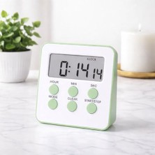 Orevio Saat, Mr Alarmlı Dijital Öğrenci Sınav Masa Kronometresi – 24 Geri Sayım Timer, 2 Kademeli Alarm, LCD Ekranlı (Haki)