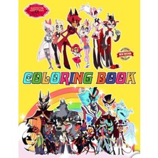 Orevio Hazbin Hotel Coloring Book Cute Character For Fan Men Teen Women Kid Student: A Jumbo Colouring For Kids Ages 4-7,8-12, Girls, And Adults | With +50 ... Stress Relief And Unwind | 8.5 x 11 Inches