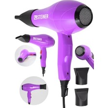 Orevio Alman 3600 W Profesyonel Saç Kurutma Makinesi, Ac Motor, MS-9001, Pembe, 2 Adet Başlık