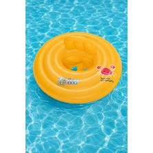 Bestway Oturaklı Bebek Simidi - Oturmalı Şişme Bebek Simidi - Oturaklı Yüzme Simidi - Yastıklı Simit - Oturaklı Şişme Bebek Botu 69 Cm.