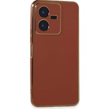 Vivo Y22 2022 Kılıf Volet Silikon - Kırmızı