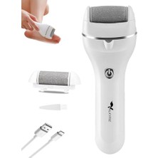 Orevio LED Işıklı Type-C Şarjlı Ayak ve Topuk Törpüsü, Nasır Giderici, Çift Başlıklı
