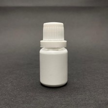 Orevio 10 cc Mat Beyaz Polietilen Shot Şişesi, Kilitli Kapaklı, 10 Ml, 10 Adet