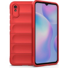 Xiaomi Redmi 9A Kılıf Optimum Silikon - Kırmızı